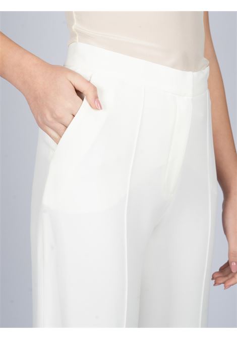 Pantaloni a gamba ampia in bianco ELie Saab - donna ELIE SAAB | P0071NF24CD003W0001